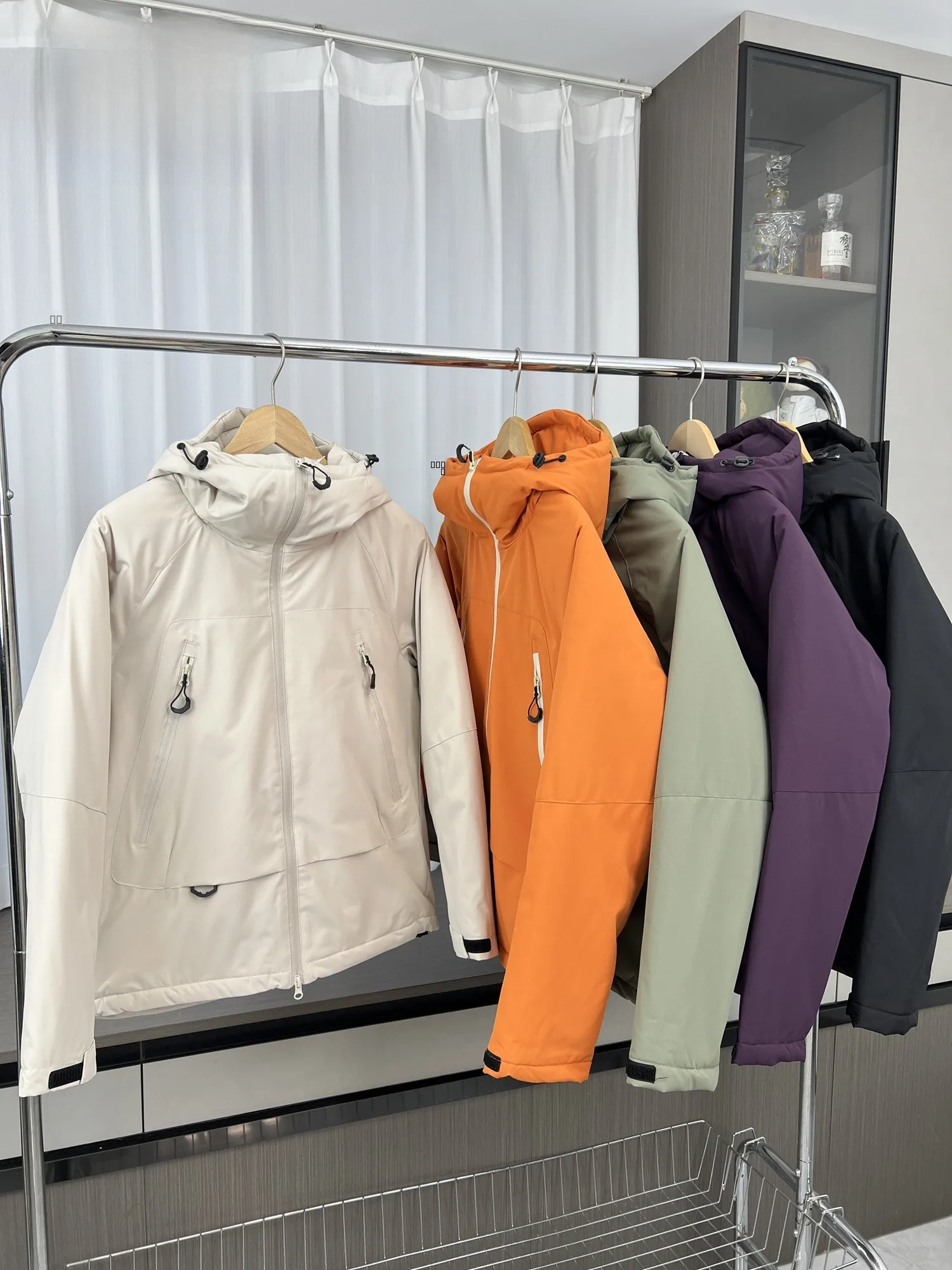 

Мужская зимняя куртка для активного отдыха, свободного кроя, с хлопковой подкладкой, рабочая одежда, модная городская куртка на молнии