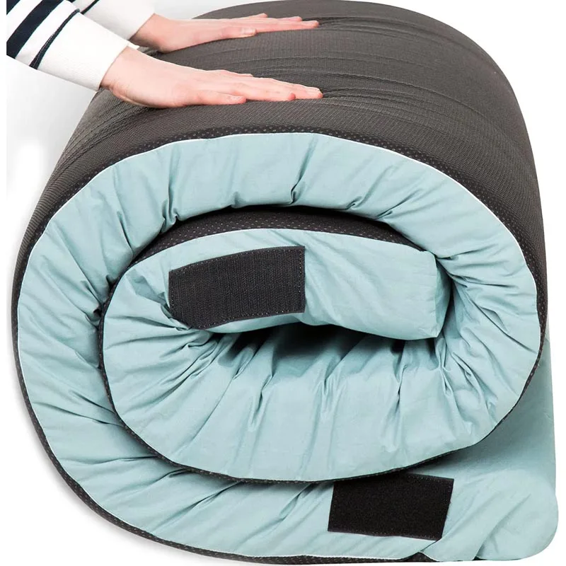 Comfort Memory Foam Mattress Double Waterproof Foldable Floor Adult Portable Sleeping Camping Mattress Bed Roll