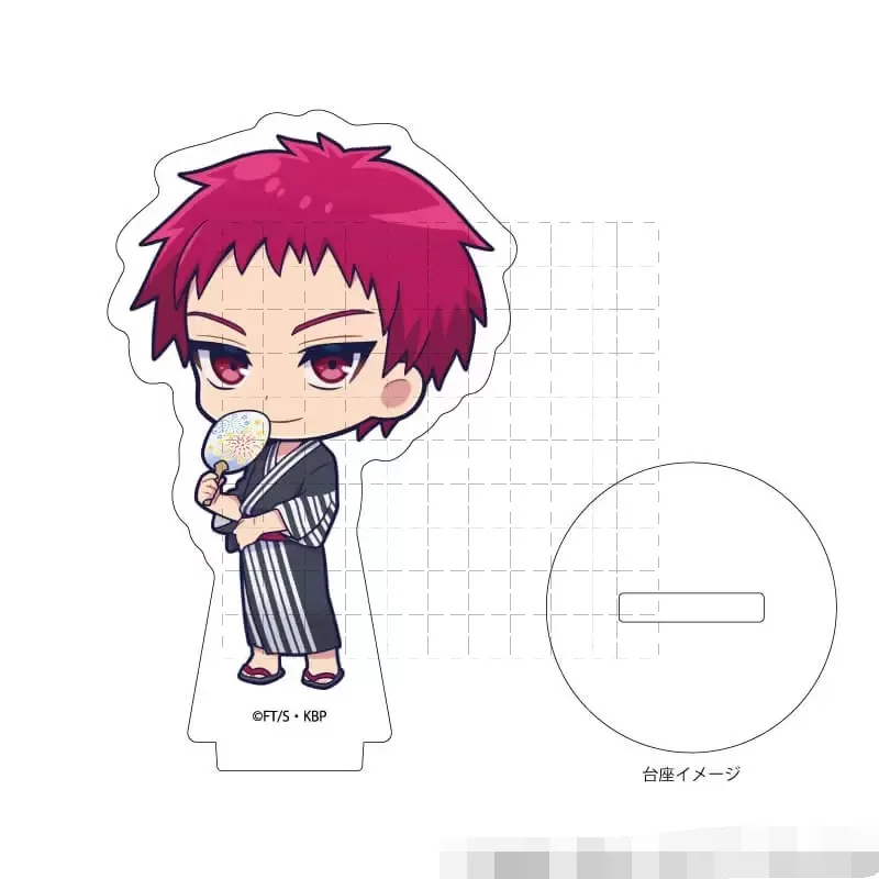 Juego de figuras acrílicas Atsushi Murasakibara Shintaro Midorima Seijuro Akashi Tetsuya Taiga, minifiguras para Cosplay, regalo