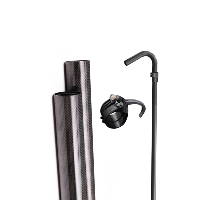 JS0519 Length Carbon Fiber Fiberglass Vacuum Gutter Cleaning Suction Telescopic Pole