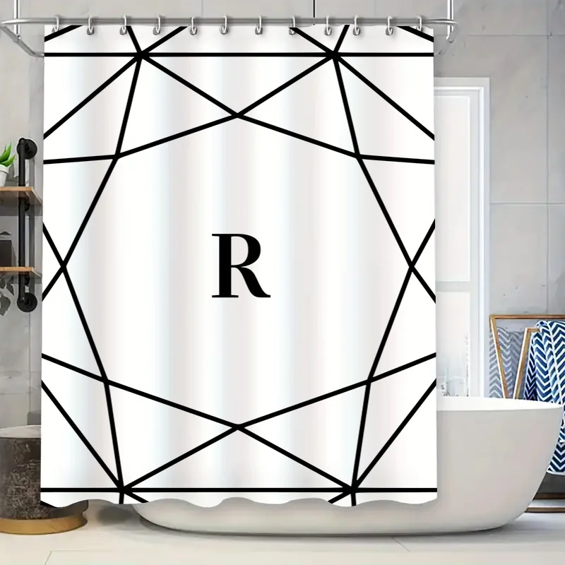 

Bathroom Decor Shower Curtain with Unique Pattern for Modern Home Bathroom Decor Neutral Color Palette Ideal for Relaxation #Hom