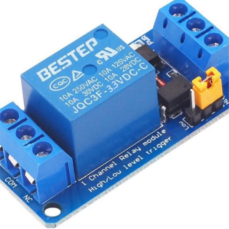 Nuovo durevole 3.3V 5V 12V 24V doppio optoaccoppiatore a 1 canale isolato scheda modulo relè Trigger di alto e basso livello