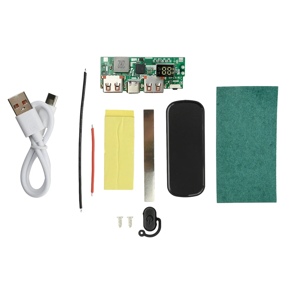 PD22.5W Batterie-Aufbewahrungsbox Schnellladung DIY Power 1260110 Powerbank-Gehäuse Elektronik-Kit – Detail 17