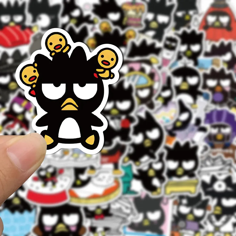 10/30/50/100pcs Sanrio BadBadtz-maru Stickers Funny Graffiti Kids Sticker Toy DIY Phone Case Skateboard Stationery Cartoon Decal