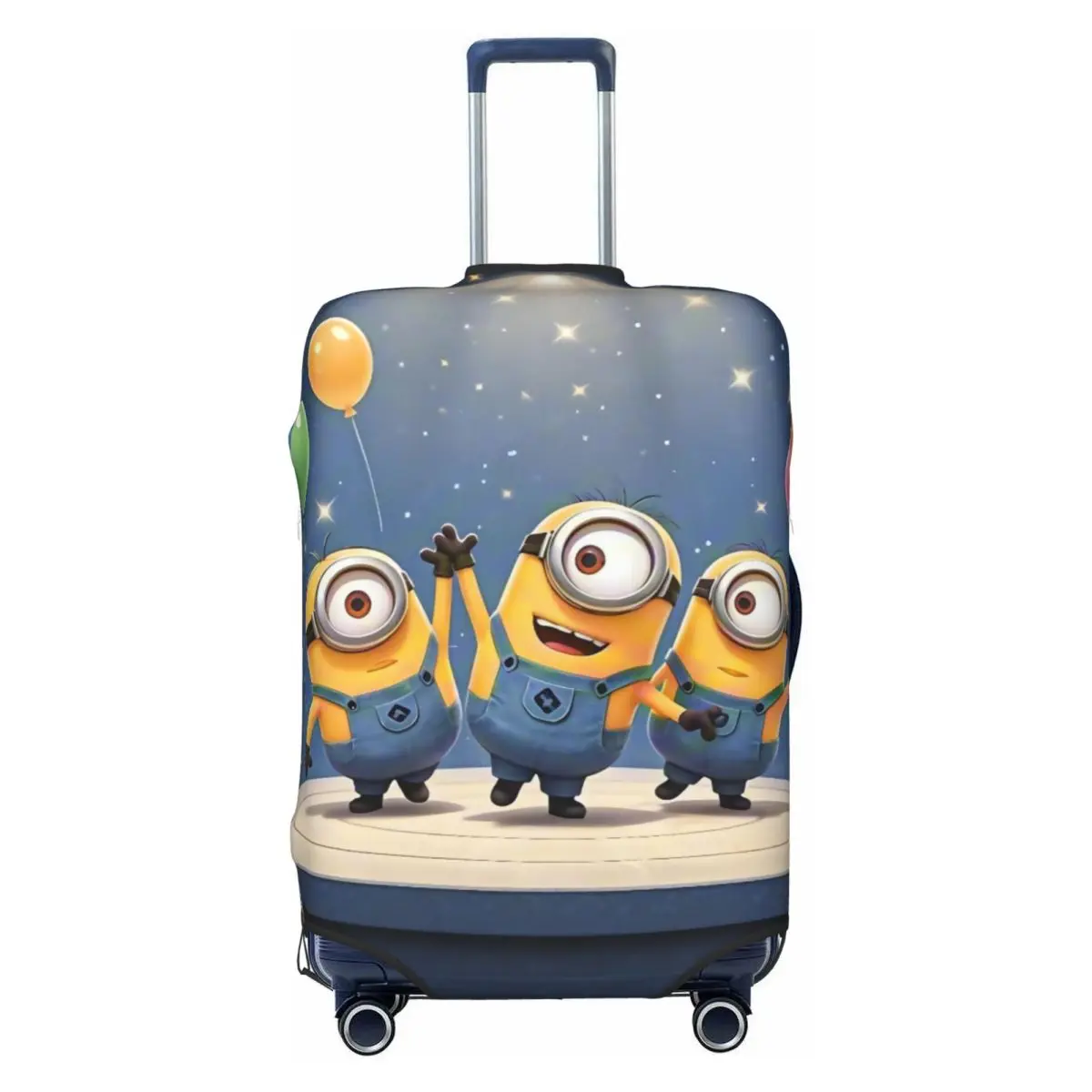 

Забавный чехол для багажа M-Miniones на заказ, эластичный защитный чехол для дорожного чемодана с милым мультяшным фильмом, костюм для 18-32 дюймов