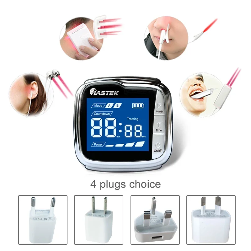 Professional Blood Glucose Monitoring Diabetes Treatment Lastek Laser Watch For Clinic Household Medical Devices