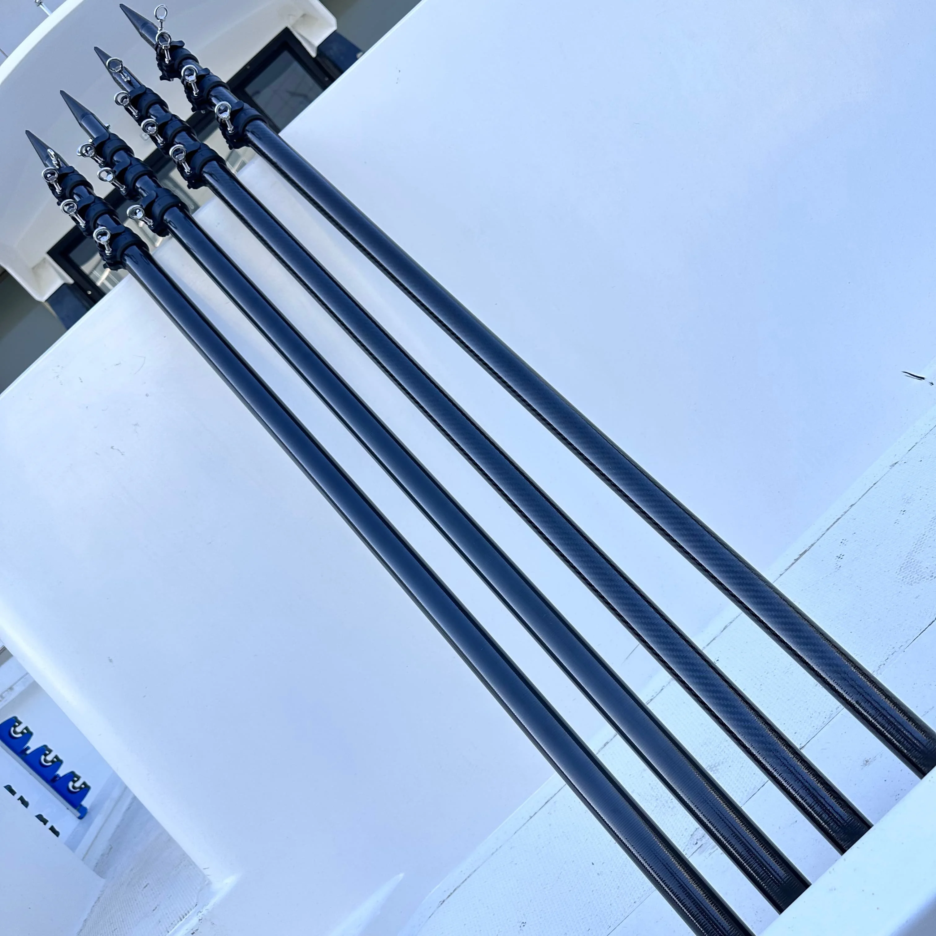 High Strength Anti-Corrosion Outrigger Pole Heavy Telescopic Boat Outriggers for Saltwater Freshwater Fishing