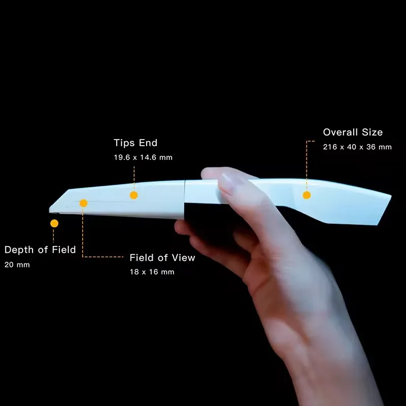 ماسح أسنان محمول باندا p3 ، لكاميرا داخل الفم ثلاثية الأبعاد ، كاميرا cad