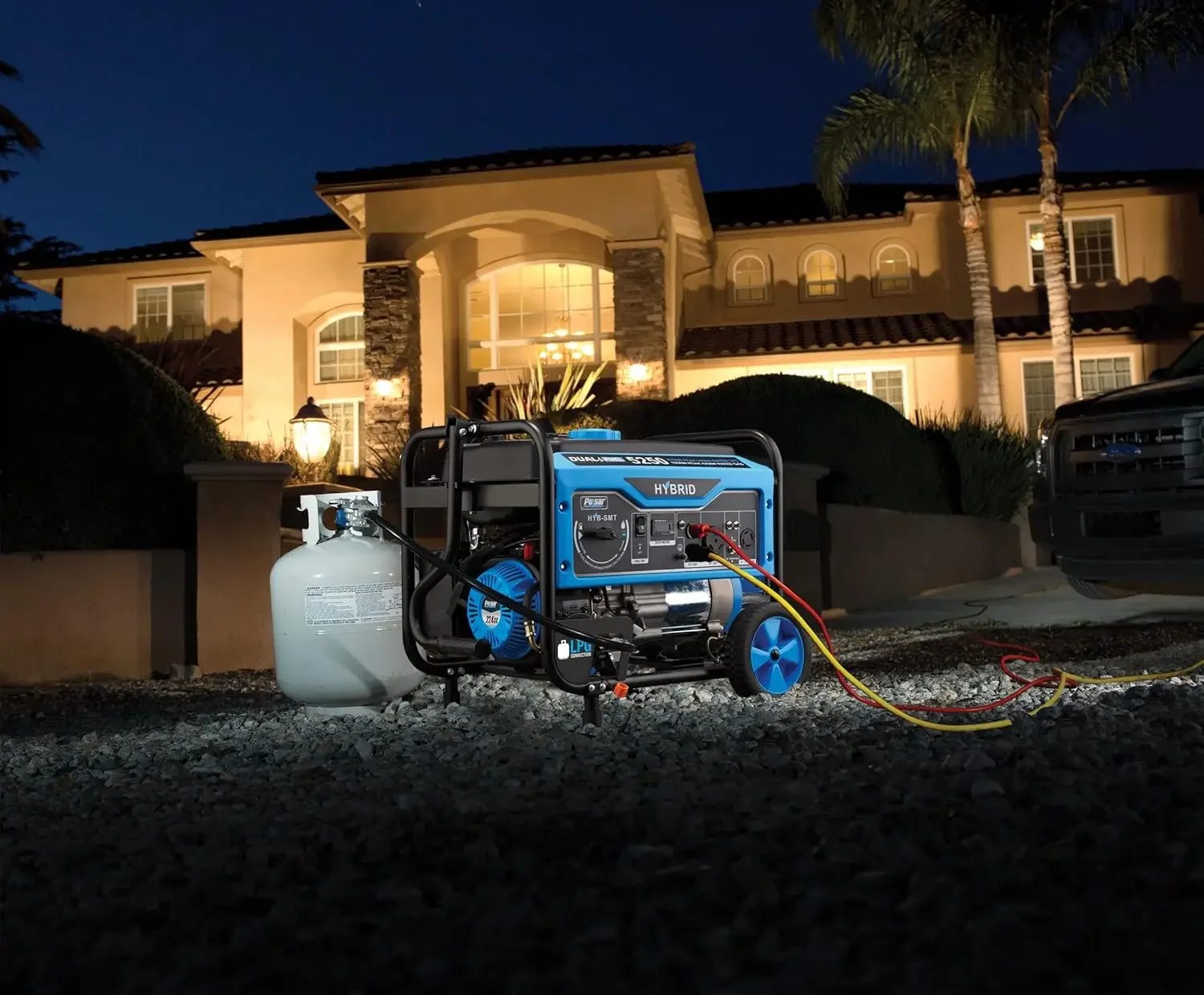 

[XMSJ-Limited Stock, Buy Now!]5,250W Dual Fuel Portable Generator with Switch and Go Technology, PG5250B