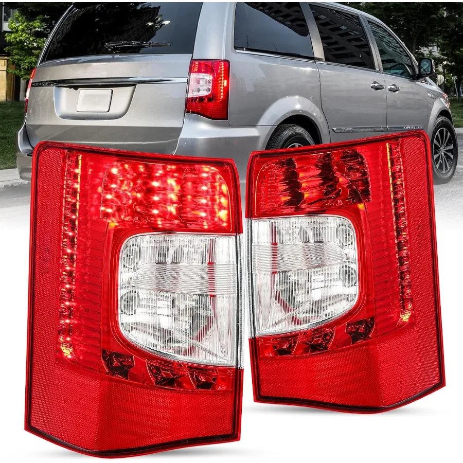 

LED Type Rear Tail Lights Assembly for 20112016 Chrysler Town and Country Brake Lights for Driver and Passenger Sides LH+RH Enh