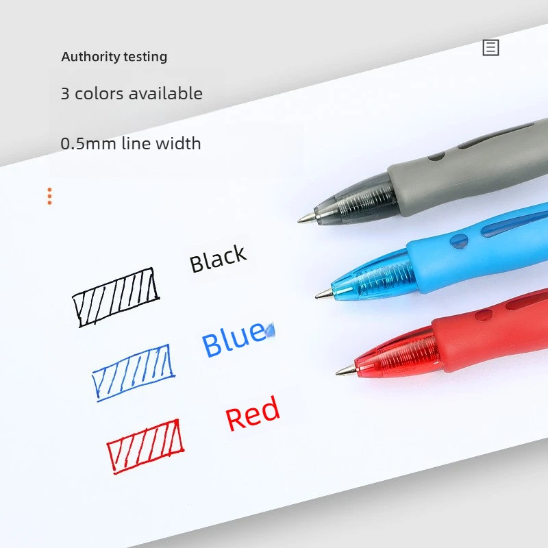 

12/36pcs Retractable Gel Pens Set 0.5mm Bullet Black/Red/Blue Ink Ballpoint for Office School Exam Stationery Supplies