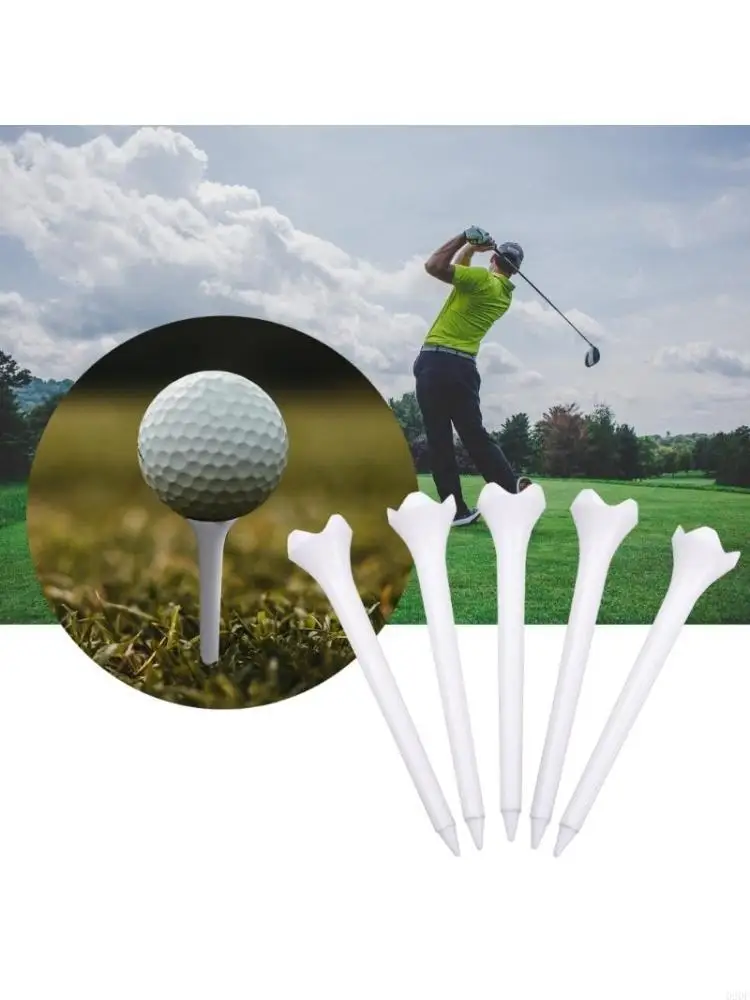  Golf Tees Claws Type Four Claws Golf Tees Low Resistance More Distance Consistent Height Tees for Golfer Driver Training