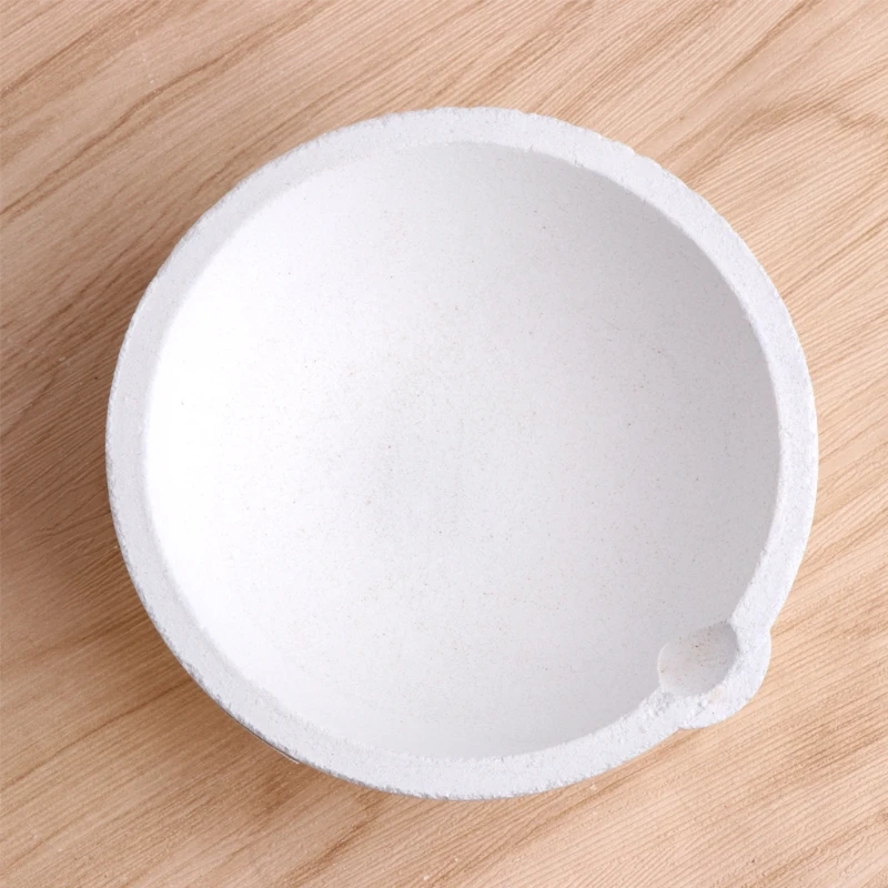 

1000Grams Silica Melting Ceramic Crucible for Gold Silver Smelting Bowl 97QE