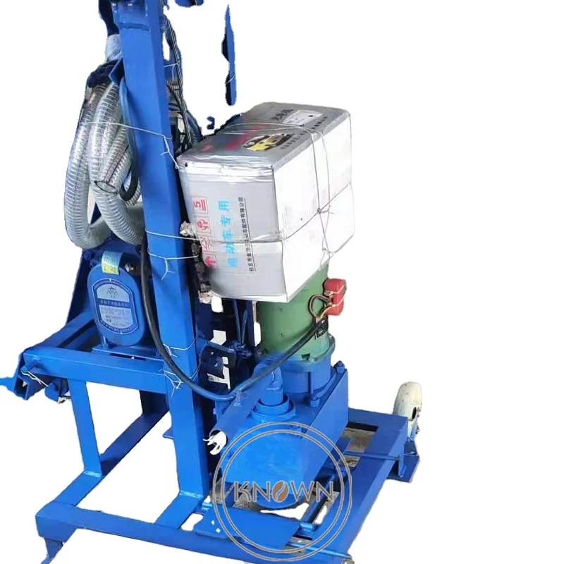 1.5KW Electric Foldable Drilling Rig Household Irrigation Well Drilling Rigs Small Drill Machines