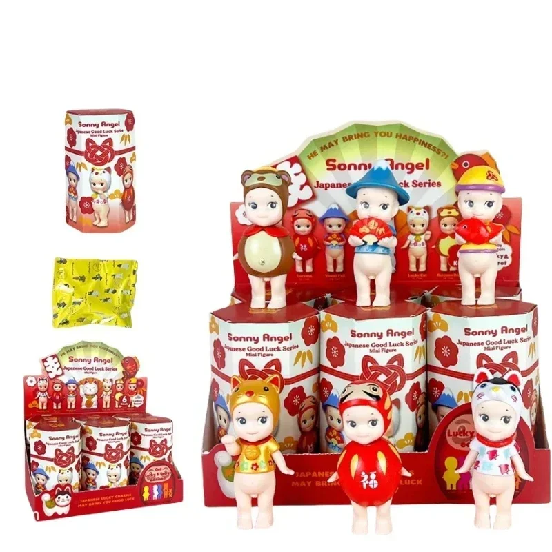 Blind Box Figuur Angel Hippers Animal Easter Series Anime Figuren Ornamenten Poppen Kerstcadeau Desktop Ornament
