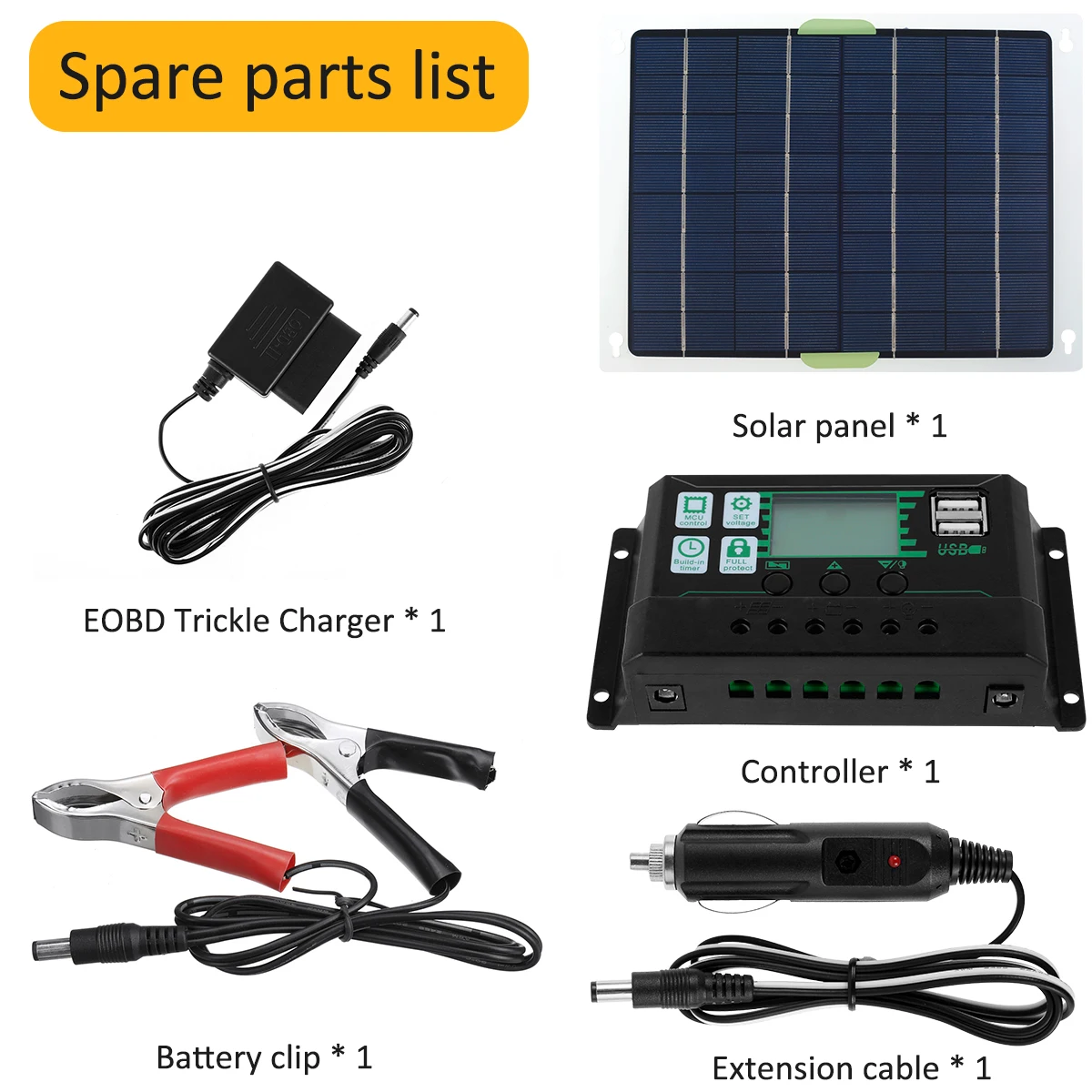 Portable Solar Panel Waterproof 12/24V 250W High Efficiency Monocrystalline Solar Trickle Battery Charger For Car RV Boat