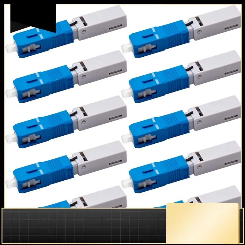 N33R-Fibre Converter SC/UPC To LC/UPC Hybrid 10Pcs Fast Connector UPC New Type SC Male To LC Female Singlemode Adapter