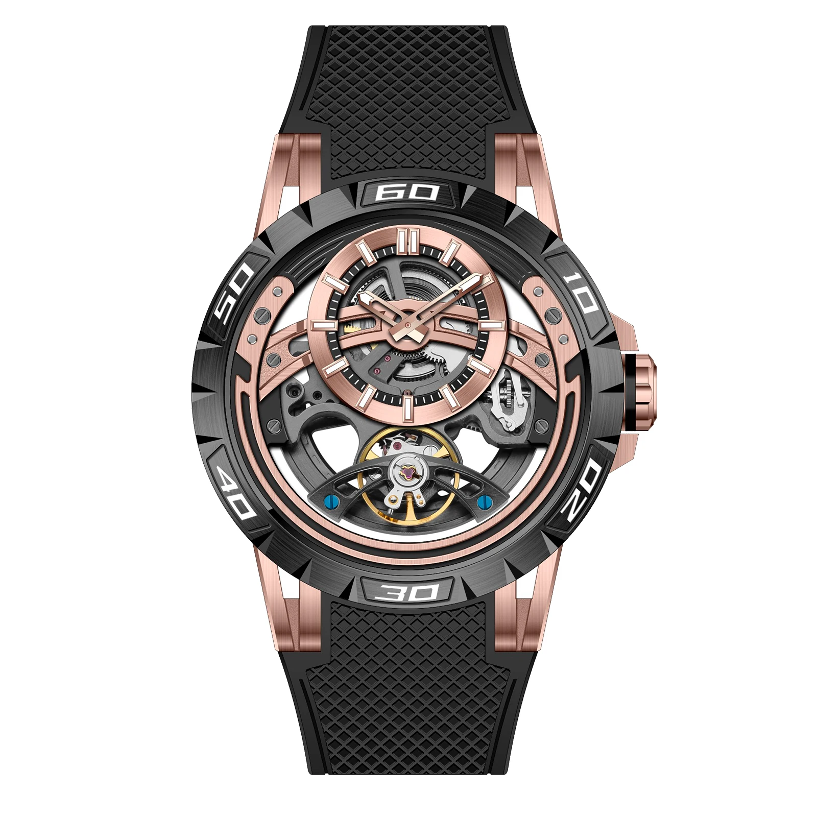 Luxury Clock Skeleton Titan Fa - Skeleton Mechanical Watch 评论和价格