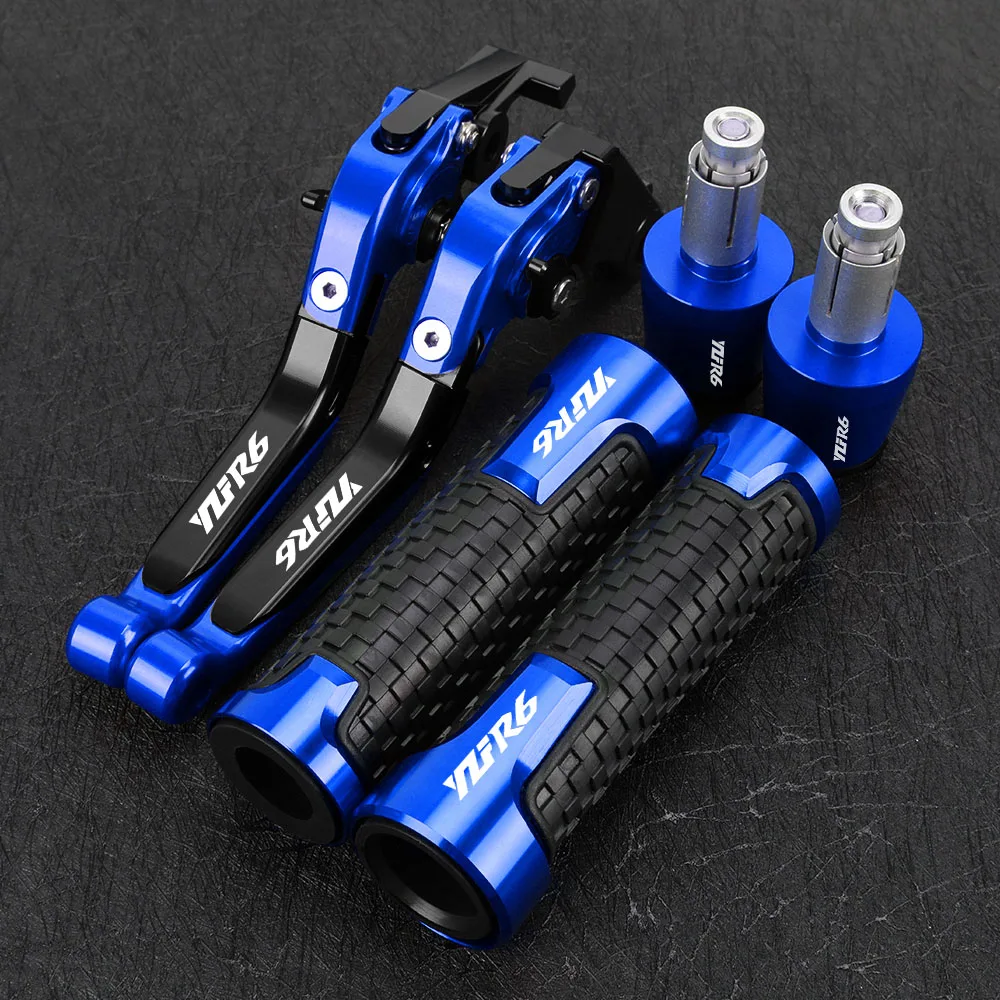 

For Yamaha R6 YZF R6 YZFR6 2005 2006 2007 2008 2009 2010 2011 2012 2013 2014 2015 2016 Brake Clutch Levers Handlebar Grips ends