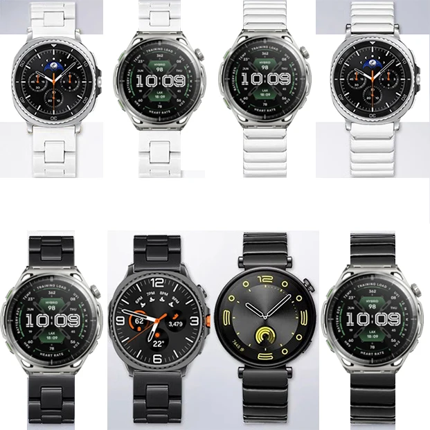 22mm Ceramics Steel Strap For OnePlus Watch 4 3 2 2R Band Link Bracelet Watchband For OnePlus Watch Lite Accessories