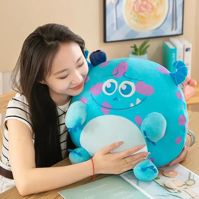 New Disney Stitch Plush Doll Mike Sullivan Lotso Plush Cushion Large Pillow Anime Kawaii Girl Toy Birthday Gift Holiday Gift