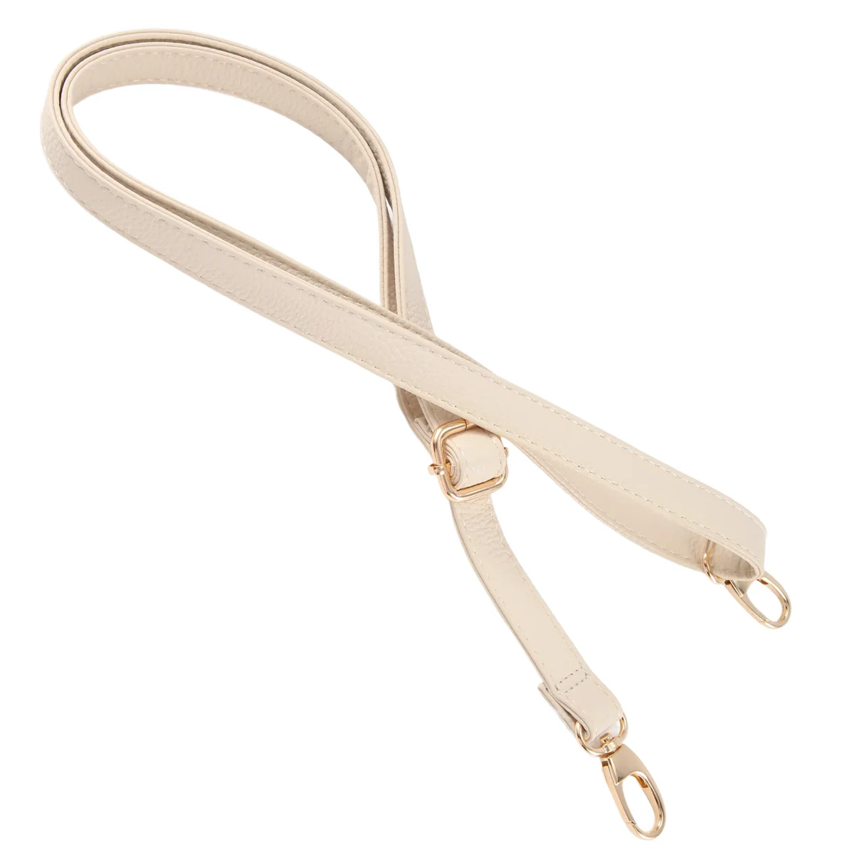 ABQR DIY حقيبة جلدية بديلة بحزام كتف ومقبض للجسم قابل للتعديل 140*2 سم، بيج