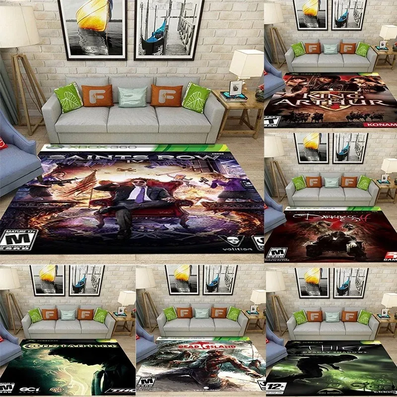

Fashion XBOX360 Carpet Living Room Carpet Rug Dining Room Rugs for Bedroom Washroom Floor Mat Living Room Decoration