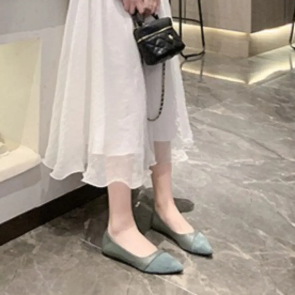 أحذية نسائية مسطحة بمقدمة مدببة مرنة ومريحة، أحذية كاجوال عصرية غير قابلة للانزلاق، متعددة الاستخدامات، أحذية بوتيك عصرية، الاختيار الأول #6