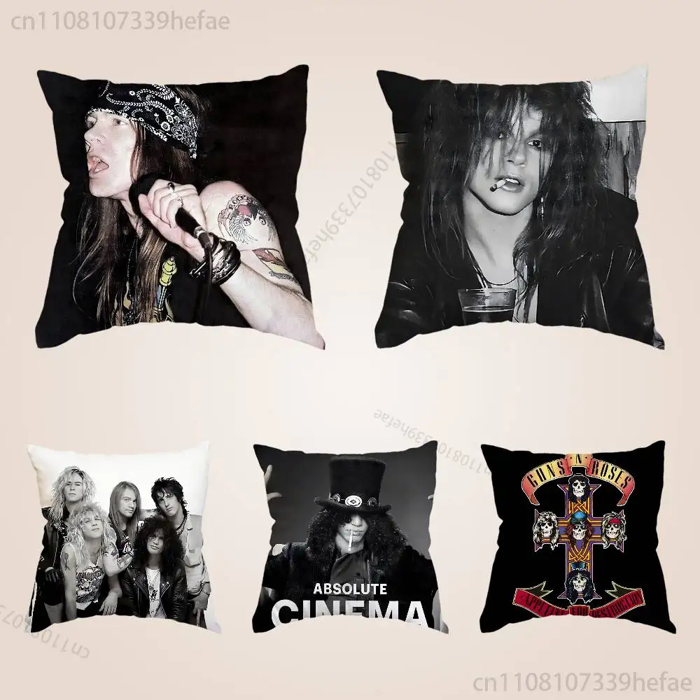 

Чехол для подушки G-Guns N R-Roses размером 45x45 см, 55x55 см, 30x30 см для украшения и защиты дома, спальни.