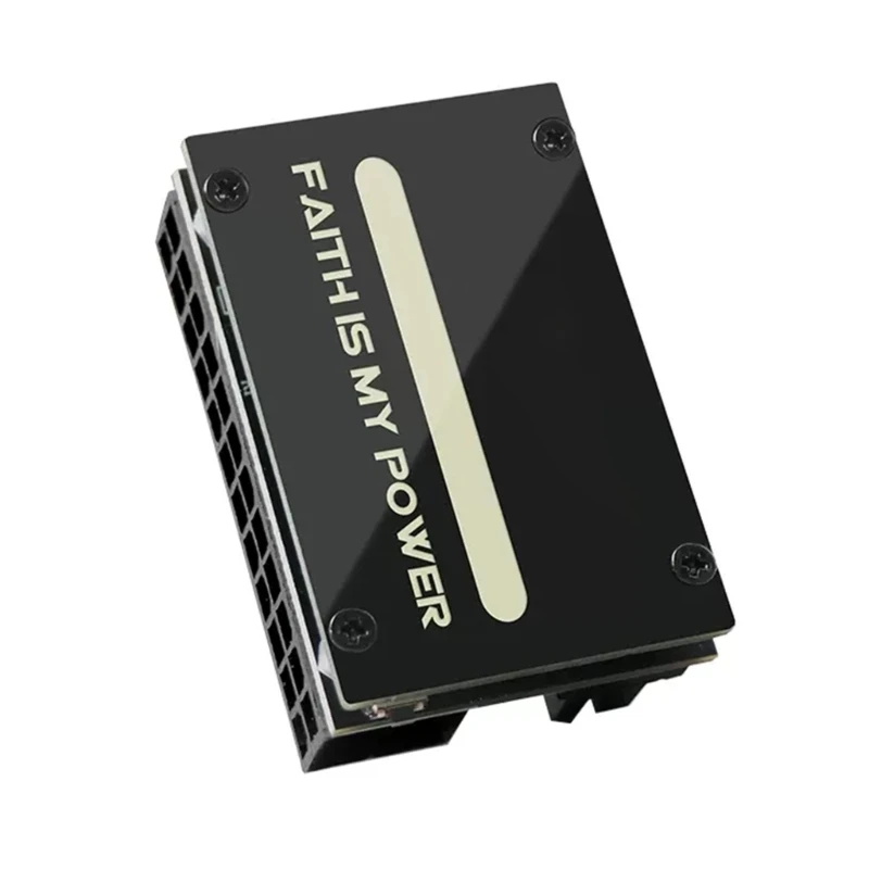 RGB ATX 24Pin 90 Graden Connector Adapter Stuurkop PC Voeding Computer Moederbord Accessoire Bedrading Artefact