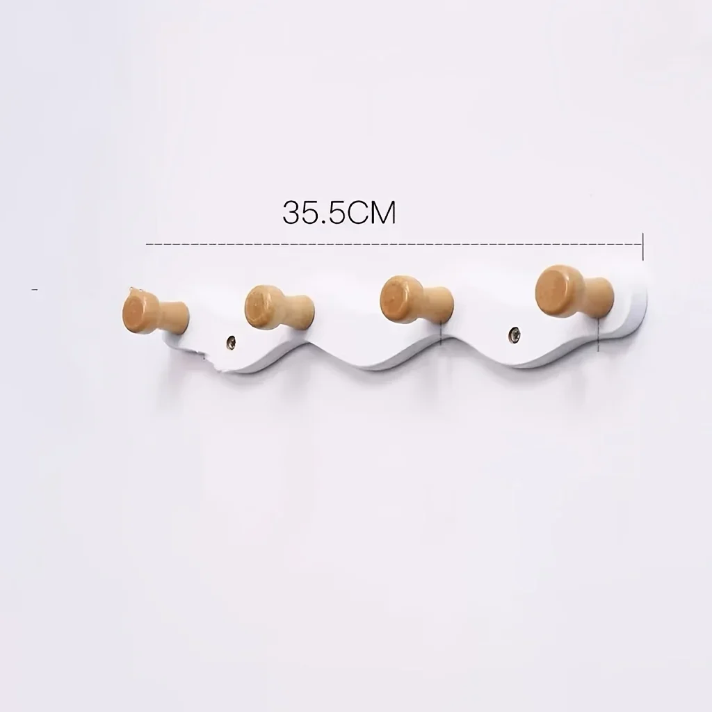 Wall-Mounted Coat Hook Suitable for, Bedroom & Entryway -Hole-Free Space-Saving Hanger,for Coats,Hats,Bags -No Drilling Required