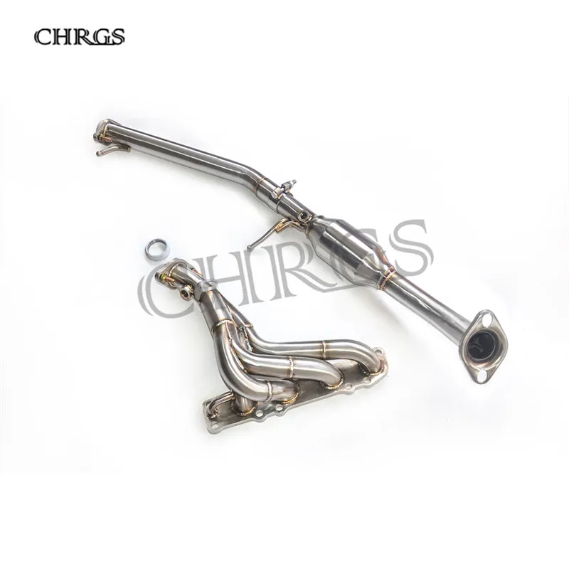 

Выпускной коллектор для SUZUKI Jimny 1,3 л 1,8 л 2007-2008, без кошачьей даунпайп из нержавеющей стали, выхлопная водосточная труба, выхлопная труба