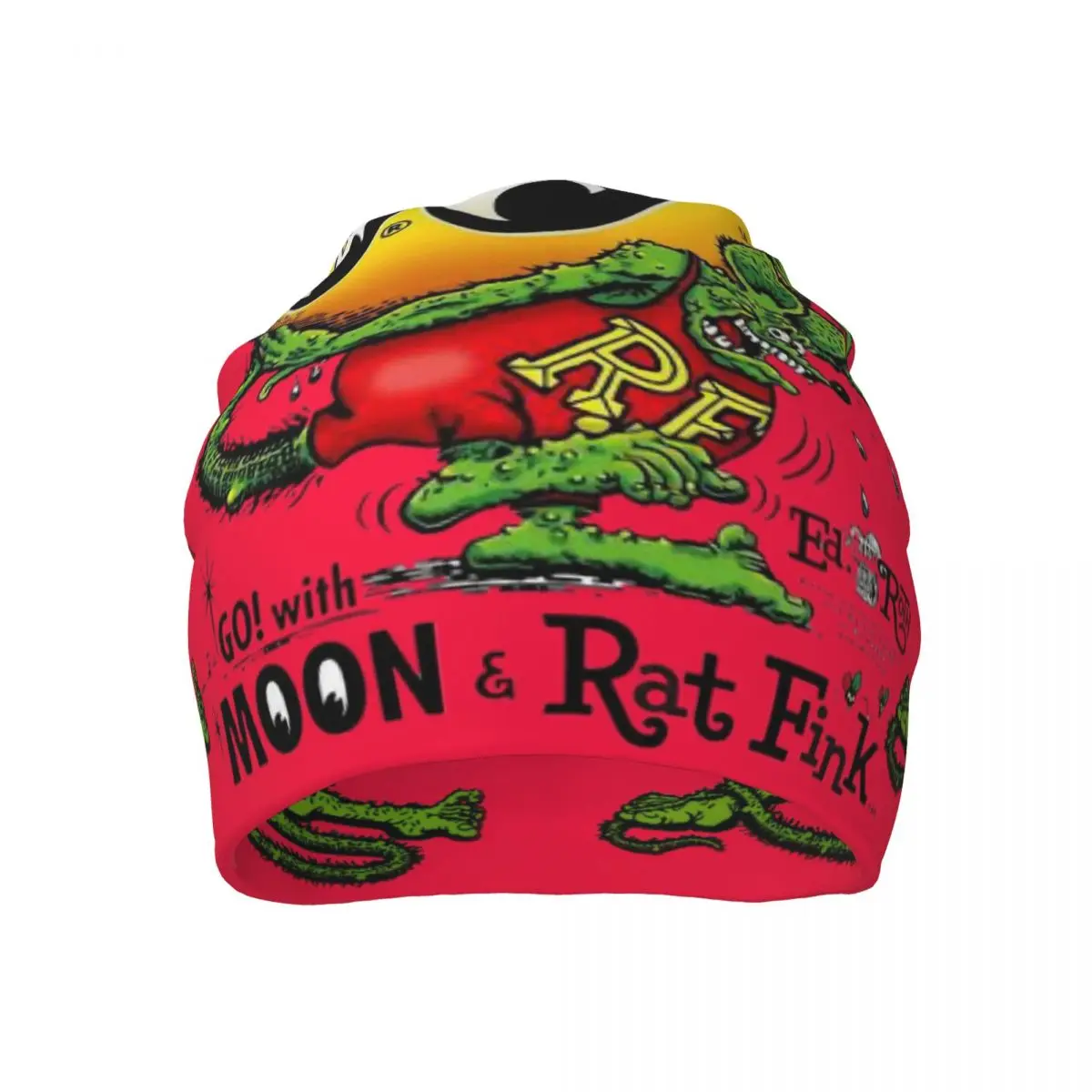 

Harajuku Tales Of The Rat Fink 6 Knitted Hat For Men And Women Gift Unisex winter Warm Brimless Urinal Hat