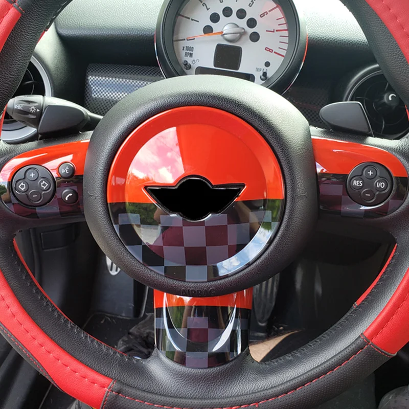 

Steering Wheel Dashboard Panel Trim Cap For Mini Cooper R55 Clubman R56 Hatchback R57 Covertible R58 Coupe R59 Roadster R60 R61