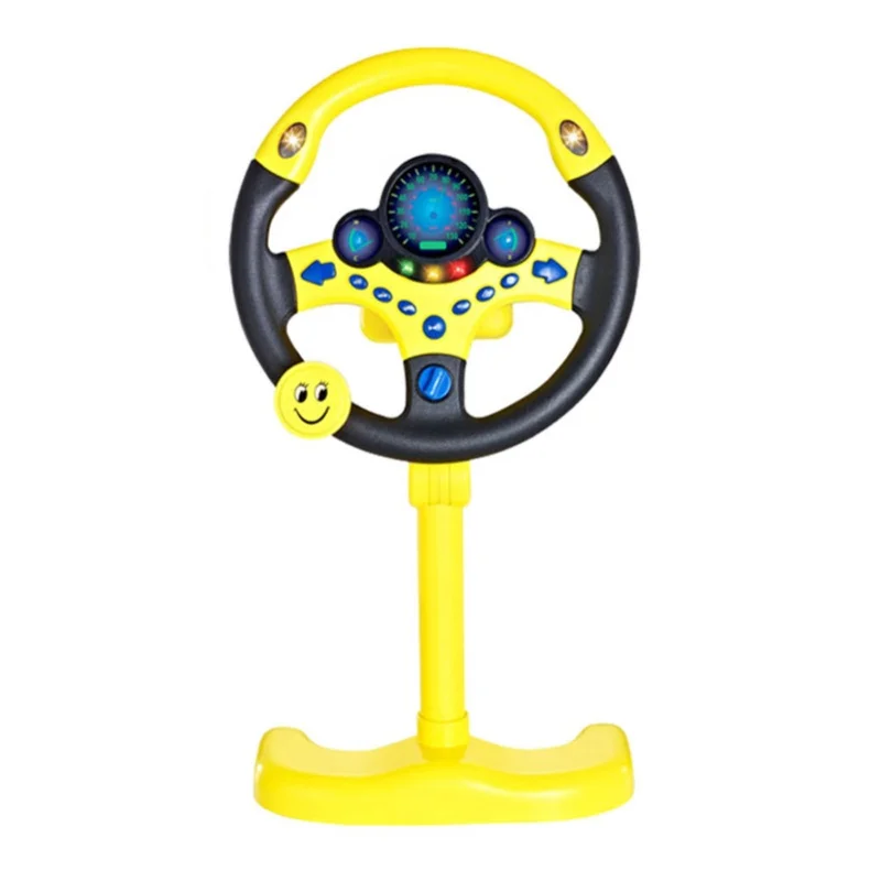 

Children Steering Wheel Toy Simulation Driving Car Education Toy 360 Degree Rotating Detachable For Ages 3 Up Toddlers Type 3