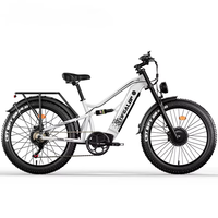 Tifgalop ES7 pro 3000W powerful electric bicycle top speed of 72km/h 26inch Fat tire All terrain dual motor Adult electric bike