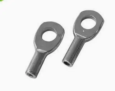 

4pcs Wire Rope Terminal Connector Fitness Equipment Stopper Gym Pulley Cable Eyelets Replacement Durable End Connector For
