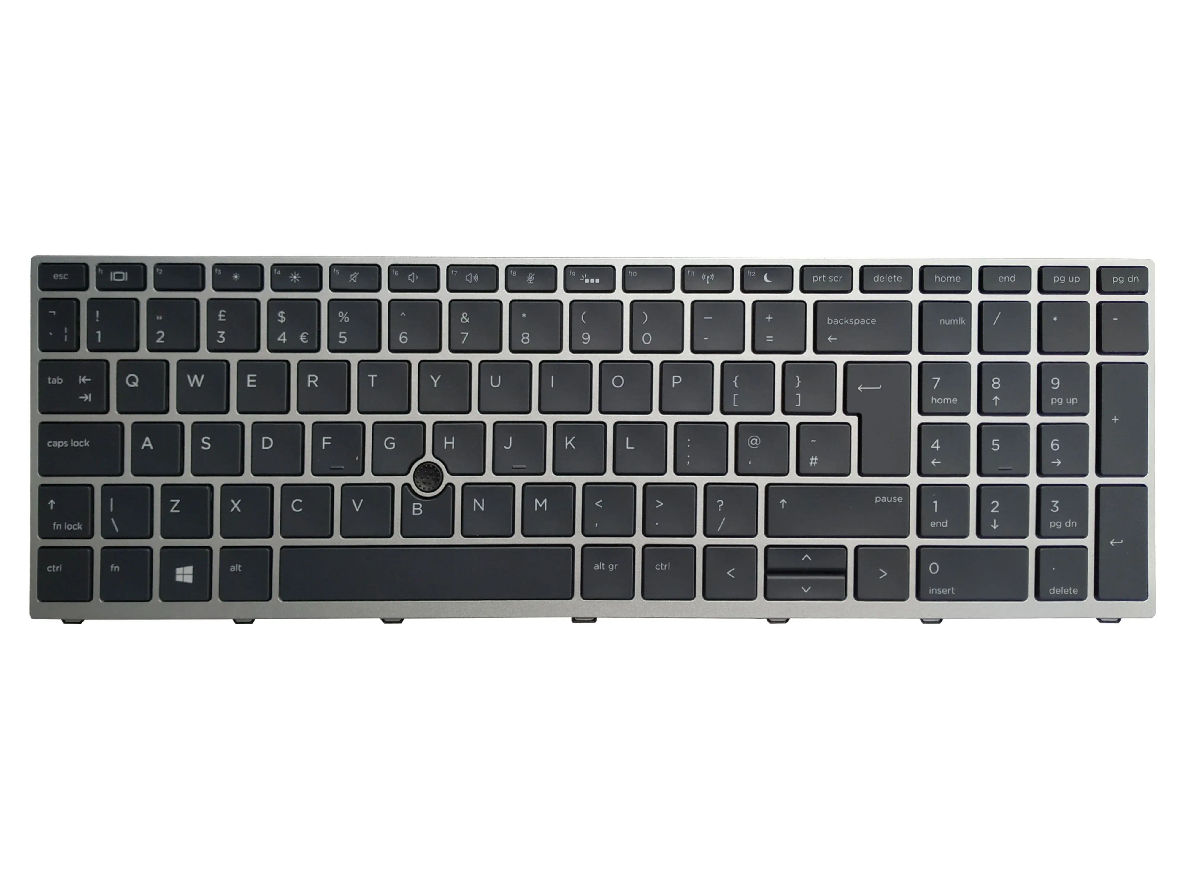 New Backlit UK Keyboard For HP ProBook 650 G4 650 G5 With Pointing Stick