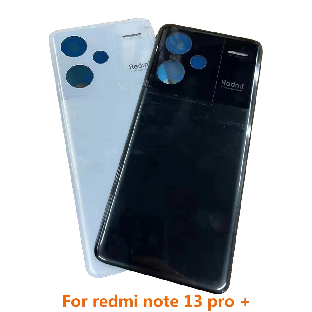 For Redmi Note 13 Pro + Battery Cover Rear Door Housing Case Replacement Parts For Redmi Note 13 Pro Plus 5G Back Cover