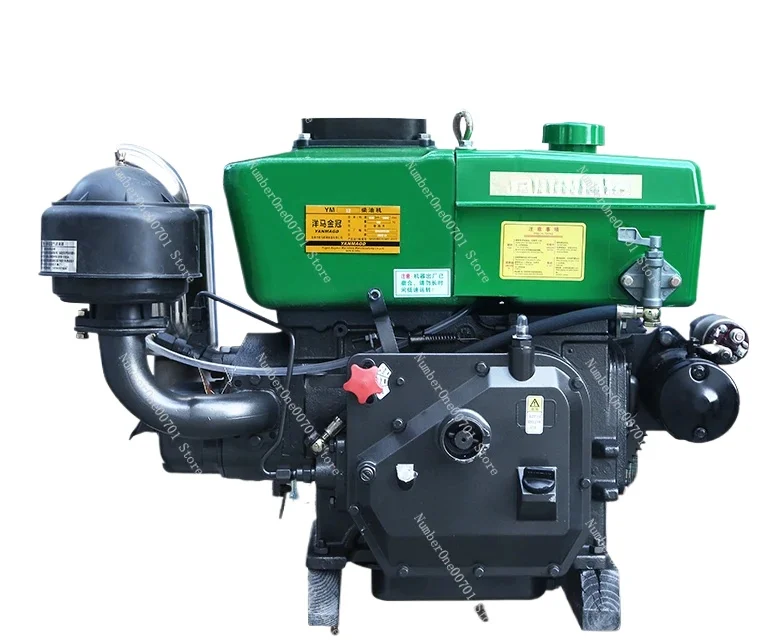 Single Cylinder Diesel Engine Hand-crank Electric 15 20 18 Horsepower Full Series Small Hand-held Machine New Machine