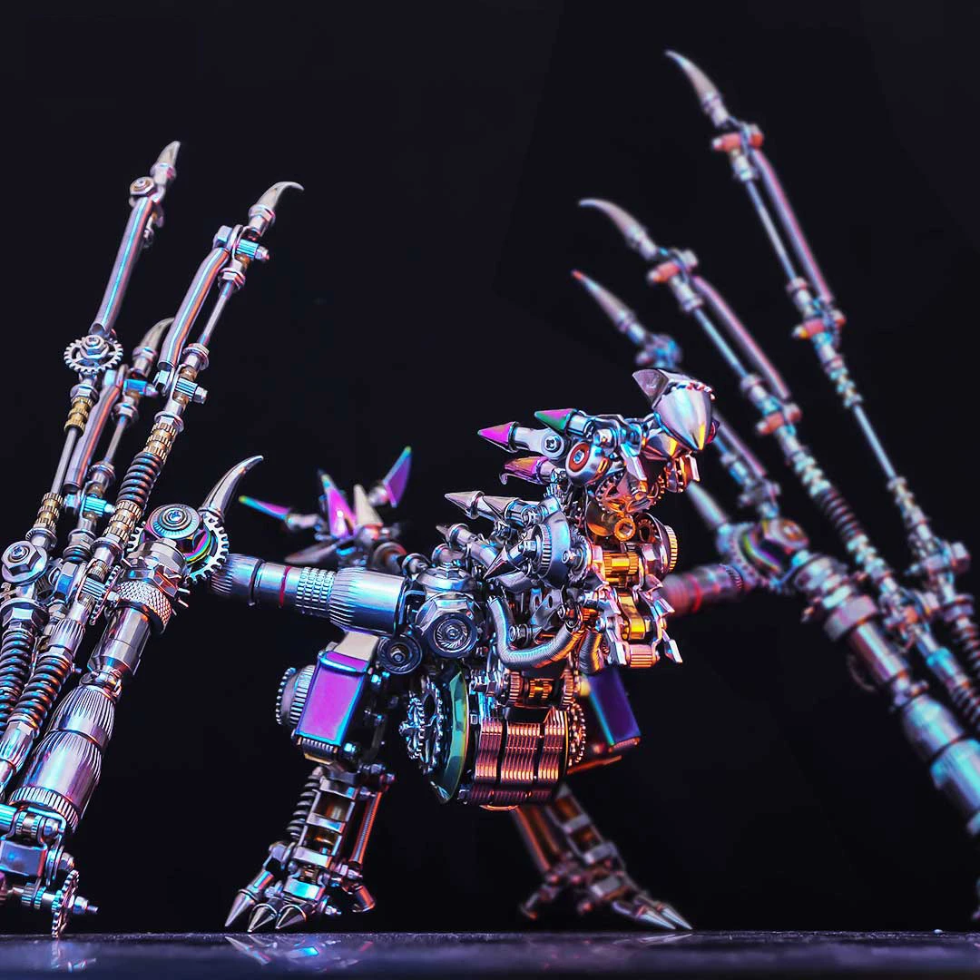 

Mechanical Dragon Metal Assembly Model High Difficulty Cyberpunk Puzzle Building Block Toy Handmade DIY Ornaments