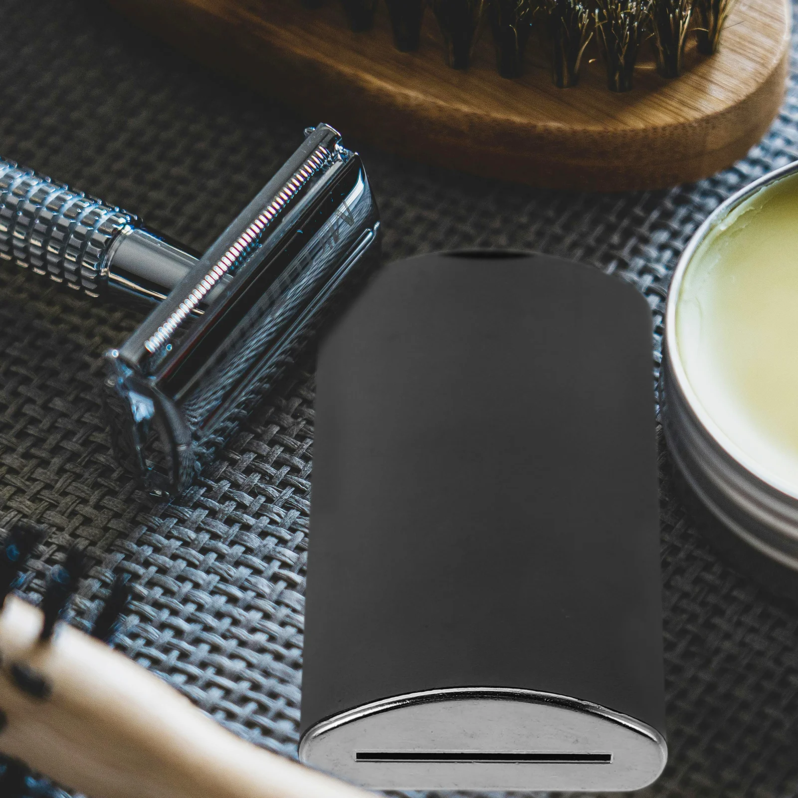 Blade Bank Razor Disposal Tin Multifunctional Safety Blade Storage For Home Barber Shop Professional Use Hand Tools