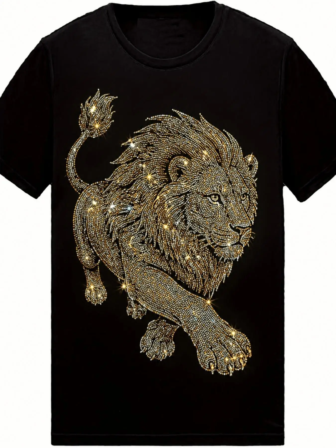 Casual Short Sleeve Round Neck, Medium Stretch Fabric, Machine Washable, Comfortable Fit for All Seasons, T-Shirt with Unique Pattern, Comfortable Fit