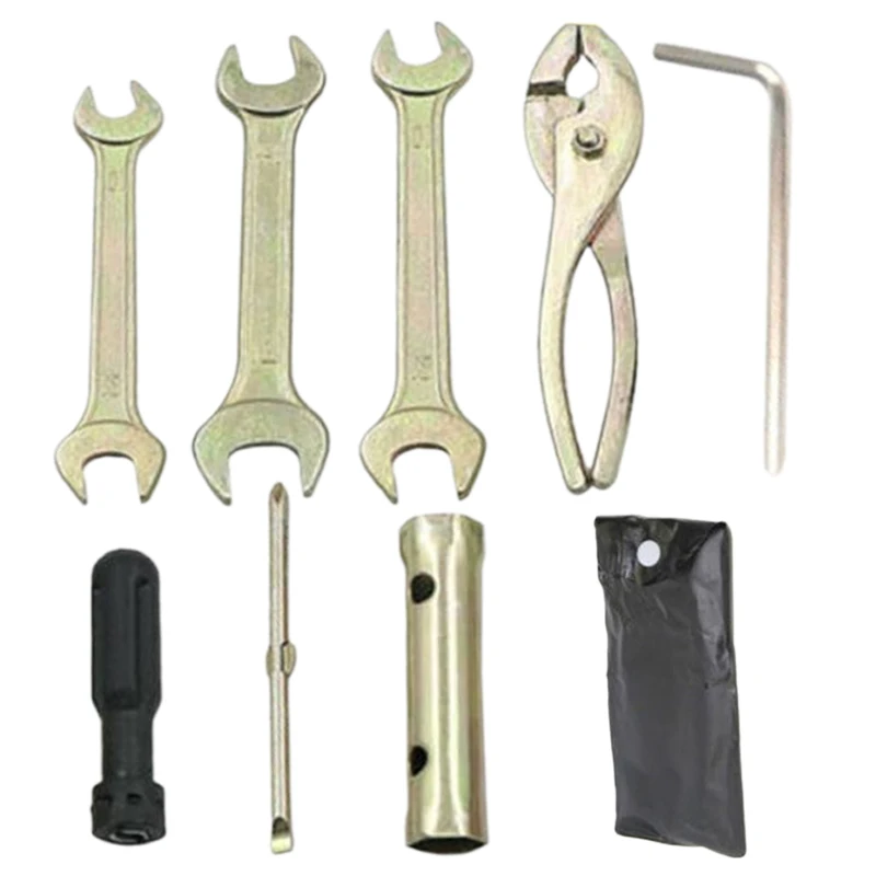 

7Pcs Universal Motorcycle Repair Tool Kits Screwdriver Pliers Wrenches Sleeve Set For Honda Kawasaki Suzuki Maintenance Tools