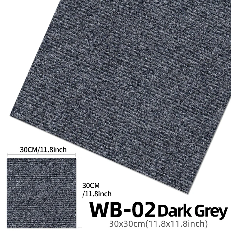 NONE 20 Pieces Carpet Floor Tile Sticker Multicolor 6