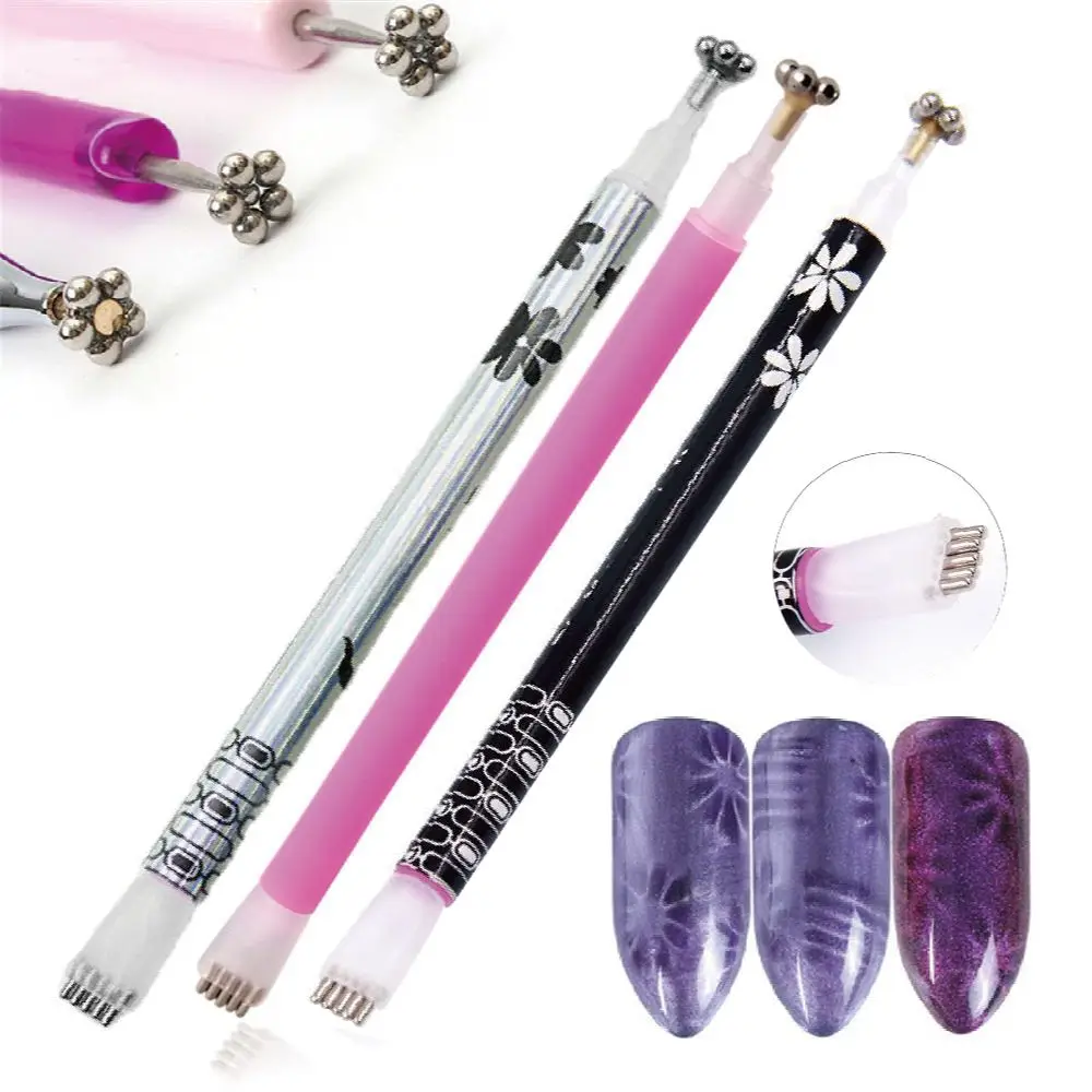 1pc Magnetic Stick Board for Cat Eye Gel Polish Magnetic Pen Dual-ended Strong Magic Phantom Dazzle Magnet Stick For Nail Tools