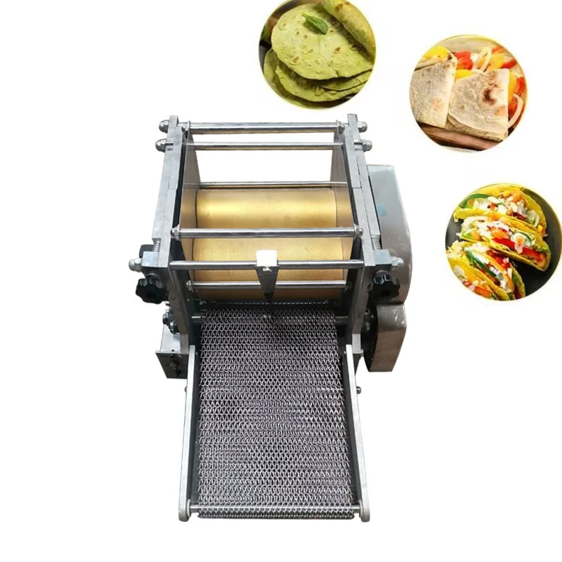 Commercial Grain Product Tortilla Machine Automatic Roti Bread Flour Industrial Corn Tortilla Making Machine