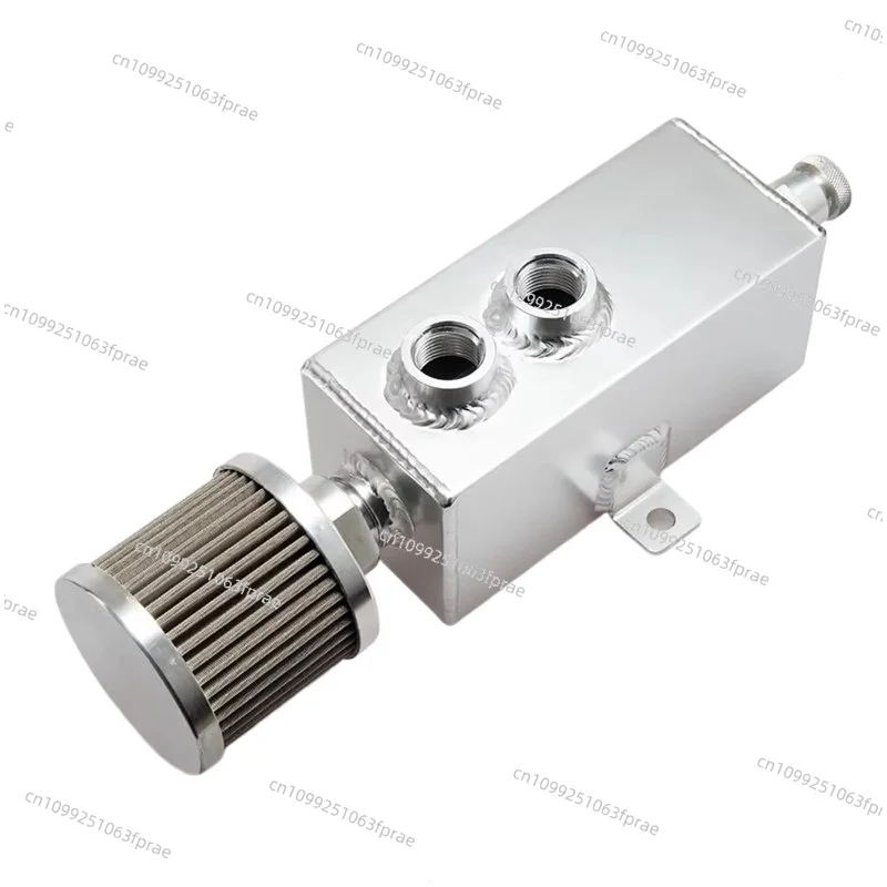 1L square oil breathable pot square welding oil pot with mushroom head air filter oil and gas separator
