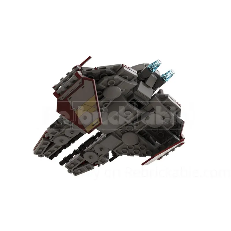 201PCS MOC-198483 MOC Klassische Raum Rot Raum Shipdark Raumschiff Baustein Bildung Modell Spielzeug Festival Kinder Geschenke