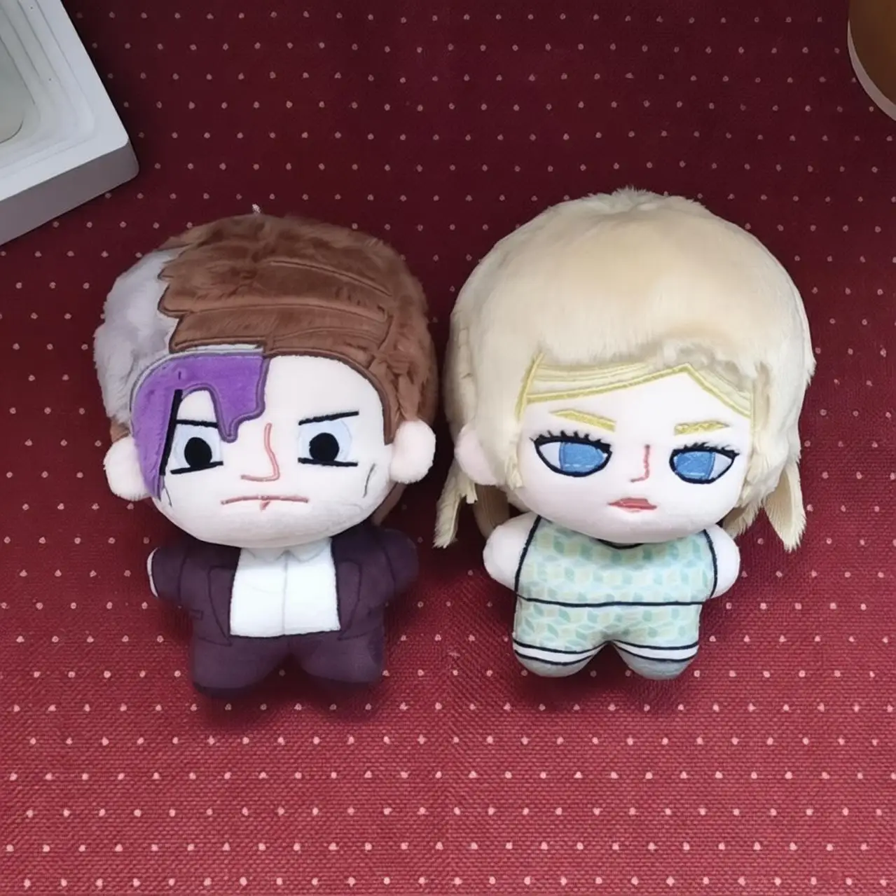

10cm Albert Vanderboom Laura Vanderboom Plushie Stuffed Toys Lake Series Plush Doll Pendants Keychain Xmas Gifts